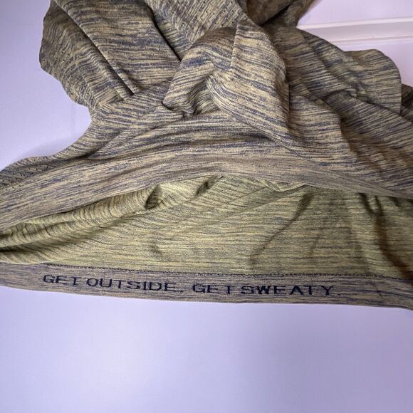 Lululemon Men's Green Time To Get Dirty Get Outside Activewear Top Size L - Picture 3 of 7